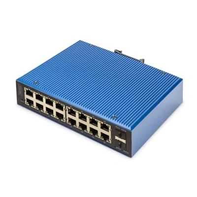 Afbeelding van Digitus DN 651159 Industrial Ethernet Switch 16 + 2 poorten 1 GBit/s