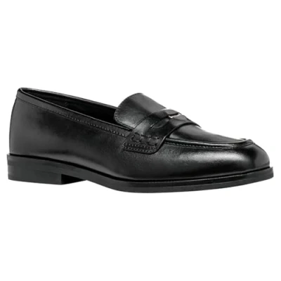 Afbeelding van Geox Cloridie Instappers, Dames, Maat: 38, Black Kalfsleer