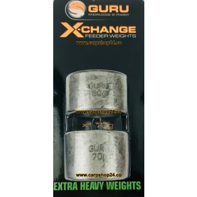 Afbeelding van Guru X Change Feeder Weights Gewichten 3 Maten Extra Heavy Weigths