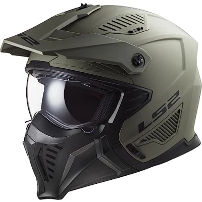 Afbeelding van LS2, DRIFTER Motorhelm Modulaire Jethelm Solid Mat Sand 2206, S