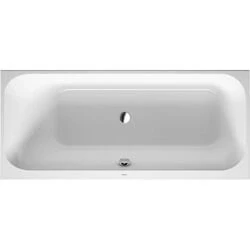 Afbeelding van Duravit HappyD 2 kunststof inbouwbad acryl rechthoekig met rugsteun