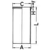 Afbeelding van KOLBENSCHMIDT 89022190 Cilindervoering