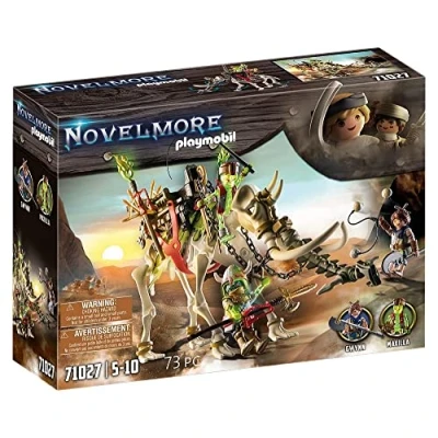Image de Playmobil Novelmore 71027 Attaque squelette de mammouth