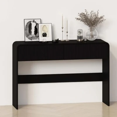 Afbeelding van Milton &amp; Oldbrook Wandtafel 110 cm Camden Zwart