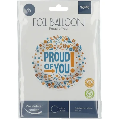Afbeelding van Folat Folieballon Proud of You 45 cm