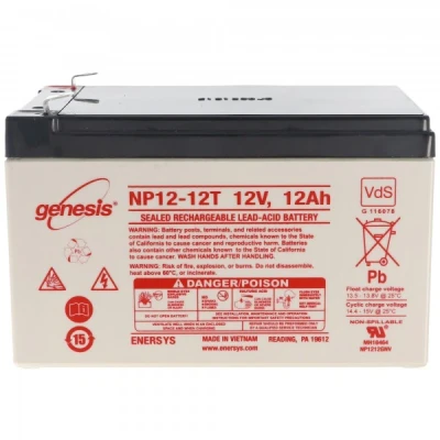 Afbeelding van Hawker Enersys Genesis NP12 12 WT accukabel PB volt 12000mAh
