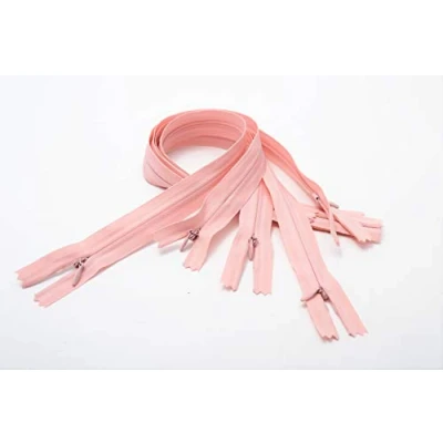Afbeelding van LEDUC ritssluiting, roze, 60 cm