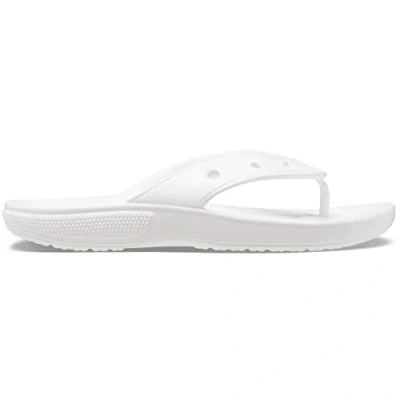 Image de Crocs Tongs classiques unisexes, blanc, 39/40 EU