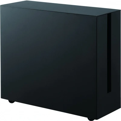 Afbeelding van Yamazaki Cable box with casters Tower Black