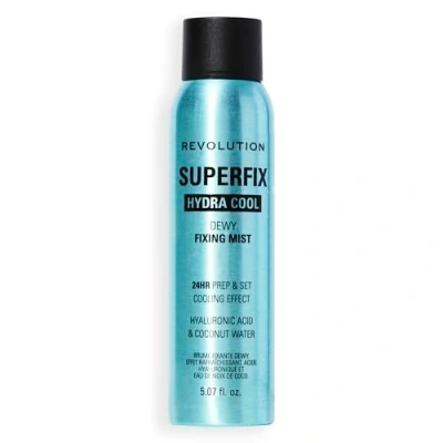 Image de Revolution, Spray Fixateur Continu Superfix Hydra Cool Prep + Fix, Brume Hydratante à l&#039;Aloe Vera pour le Maquillage, Végan et Non Testé sur les Animaux, 150 ml