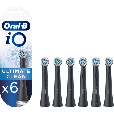 Afbeelding van Oral B iO Ultimate Clean Zwarte Opzetborstels 6 stuks