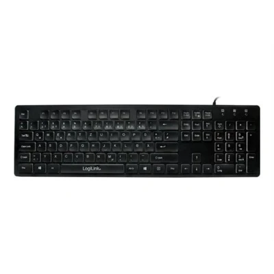 Image de LogiLink Illuminated Clavier rétroéclairé USB Allemand