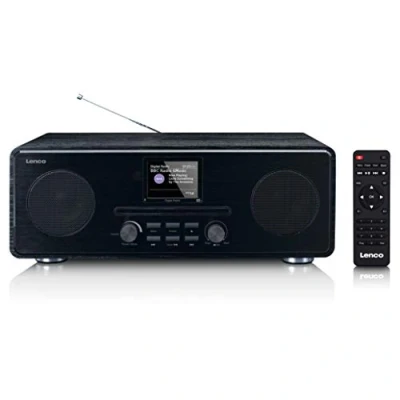 Afbeelding van Lenco DAR 061BK DAB+/FM radio met CD speler en Bluetooth® Zwart Black