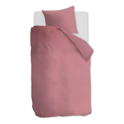 Afbeelding van Ambiante Cotton Uni dekbedovertrek Eenpersoons 140x200/220 Roze