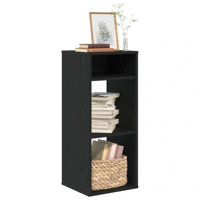 Afbeelding van vidaXL Boekenkast 34x31x80 cm bewerkt hout zwart