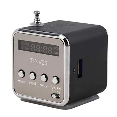 Afbeelding van JTLB Mini Bluetooth luidspreker met SD kaart TF USB 2.0, MP3 speler, stereoluidspreker, Line in functie voor thuis, outdoor, reizen