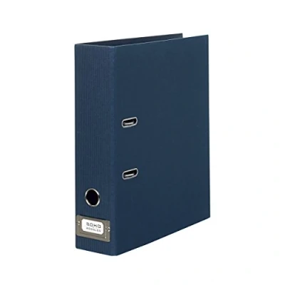 Afbeelding van Rössler S.O.H.O. 1317452908 ordner A4 met insteekbord, rugbreedte 80 mm, navy