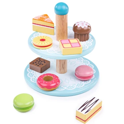 Afbeelding van Bigjigs Etagère Met Cakejes