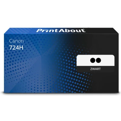 Afbeelding van Huismerk Canon 724H Toner Zwart Voordeelbundel 2 pack Hoge capaciteit