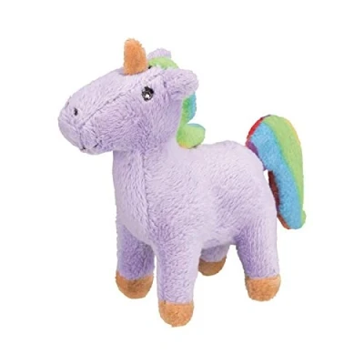 Afbeelding van Trixie pluche eenhoorn kattenspeeltje met catnip 10 cm