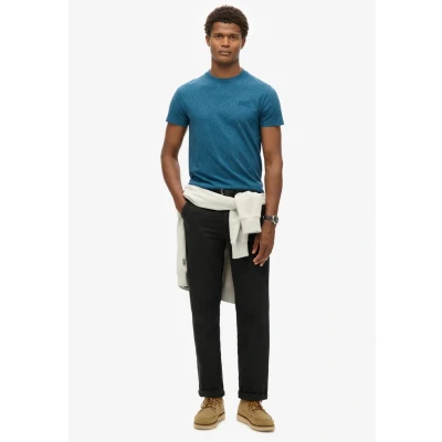 Afbeelding van Superdry Vintage LOGO Tshirt basic, Heren, Maat: Small, Charred teal grit