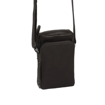 Afbeelding van The Chesterfield Brand Leren Telefoontasje Bruin Hamilton