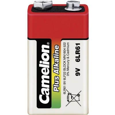 Afbeelding van Camelion 9 V blokbatterij alkali mang (6 Pcs., 9V Block, 700 mAh), Batterijen