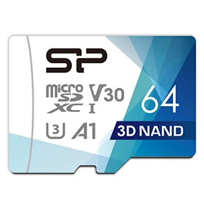 Afbeelding van Silicon Power Superior Pro Micro SDHC incl. SD Adapter 64GB UHS 1 U3 A1 V30 Class 10 Color