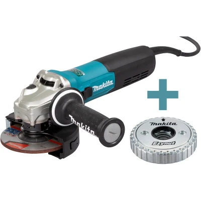 Afbeelding van MAKITA GA5092X01 haakse slijper 125mm 1900W met schuifschakelaar, vast toerental en zonder mechanische rem