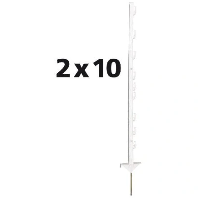Afbeelding van Gallagher vario paal 100 cm wit, p/20, Geschikt voor Veehouderij