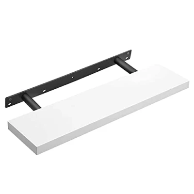 Afbeelding van Wandplank 80 cm Wit _______________ Zwevende