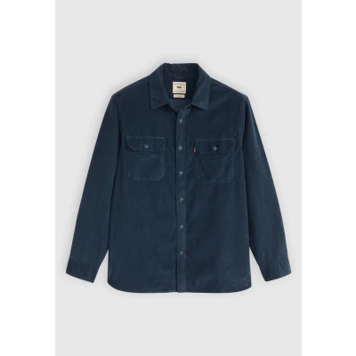 Afbeelding van Levi&#039;s Jackson Worker Corduroy Overshirt Men&#039;s L Blauw / Zodiac Blue
