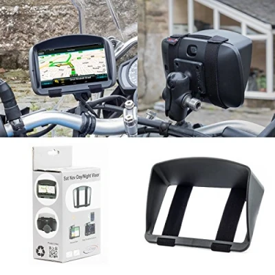 Afbeelding van Digicharge Zonneklep voor motorfiets of fiets, satellietnavigatie, compatibel met Garmin Zumo 595LM 396LMT S 346LMT Tomtom Rider 500 550 450 420 42 5 &#039;&#039; 4,3 Anti Reflet GPS