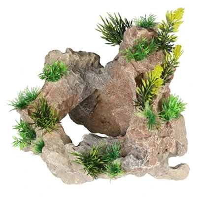 Afbeelding van Aqua Della Aquariumdecoratie Vissen Green Limestone 24x20x21,5cm 1st
