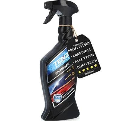 Afbeelding van TENZI Premium voorruitontdooier (600 ml) voor auto en motorfiets, ontdooier ramen, autodeur slot, ontdooispray tot 22 C, vorstbescherming, ruitenbescherming