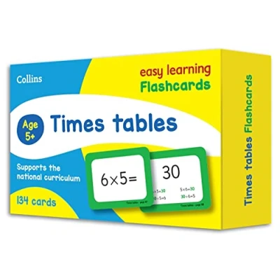 Afbeelding van Times Tables Flashcards Ideal for home Learning Collins Easy KS2
