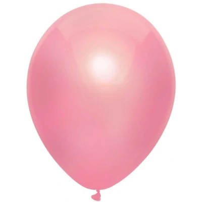 Afbeelding van Roze ballonnen metallic 30cm 100 stuks