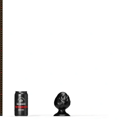 Afbeelding van All Black Steroid Dumbbell Dildo Zwart