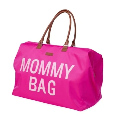 Afbeelding van Childhome Mommy Bag ® Verzorgingstas Pop Pink LIMITED EDITION