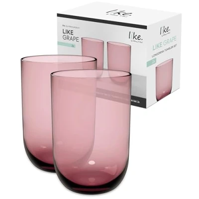 Image de Villeroy &amp; Boch J&#039;aime le raisin Gobelet à long drink Set 2pc