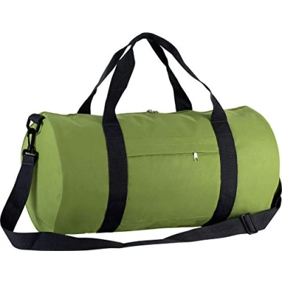 Afbeelding van Kimood Cilindervormige reistas KI0633 Burnt Lime / Dark Grey
