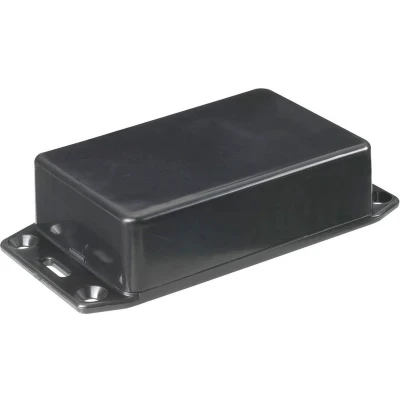 Afbeelding van Hammond Electronics 1591CFLBK Euro behuizing ABS Zwart 1 stuk(s)