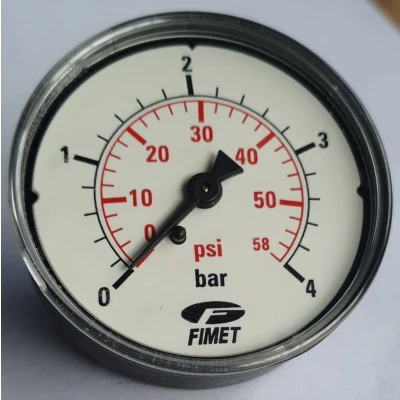 Afbeelding van MANOMETER 1/4&quot; A.A. Ø 63 MM 0 4 BAR