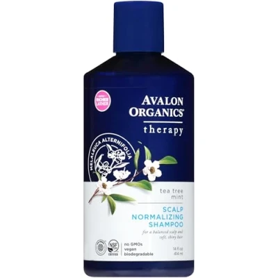 Afbeelding van Avalon Organics, Tea Tree Mint voor therapie, genormaliseerde shampoo hoofdhuid, 414 ml (414 ml)