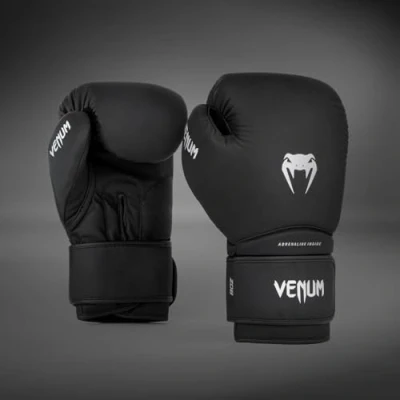 Afbeelding van Venum Contender 1.5 Kids Bokshandschoenen Zwart Wit 6 OZ