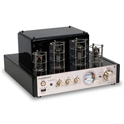 Image de Madison MAD TA10BT Ampli à lampes 2x 25W RMS Bluetooth USB Line