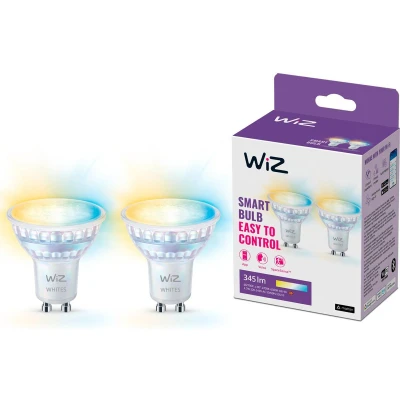 Afbeelding van WiZ 8720169076709 LED lamp Energielabel F (A G) GU10 Reflector 4.7 W Warmwit tot koudwit 2 stuk(s)