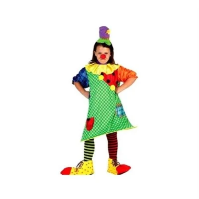 Image de Déguisement Clown Pour Fille 10/12 ANS Multicolore 6758
