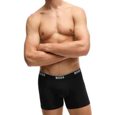 Afbeelding van BOSS Power 3 PACK Onderbroeken, Heren, Maat: Medium, Black