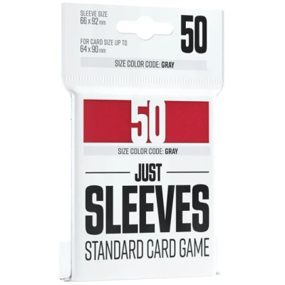 Afbeelding van Just Sleeves Standard Card Game Sleeves: Red (50 stuks)